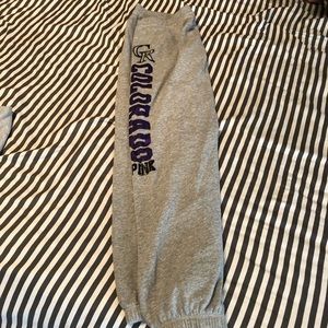 Colorado Rockies MLB PINK sweat pants